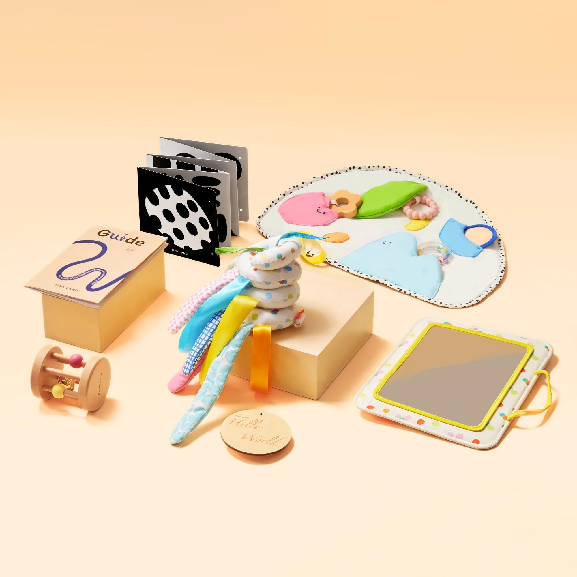 Tiny Land® Montessori Toys for Newborns (0–3 Months)